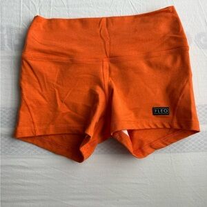 FLEO Heather Orange Shorts